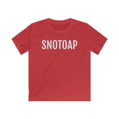 Levendig rood SNOTOAP T-shirt voor kinderen met Antwerps design