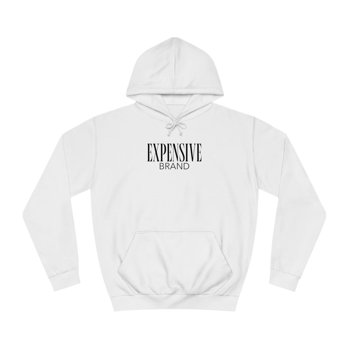 Expensive brand hoodie | Wit | Kleding met humor | Unisex