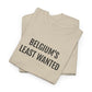 BELGIUM'S LEAST WANTED | Unisex T-shirt | Volwassenen