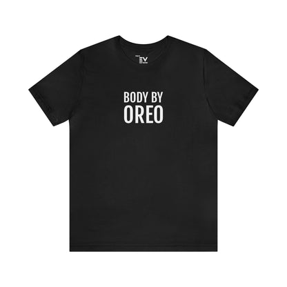 Grappig Zwarte Unisex Shirt met OREO Print