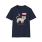 Purrrr-incess Cartoon T-shirt - Brutaal met een Glimlach - Navy