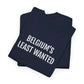 BELGIUM'S LEAST WANTED | Unisex T-shirt | Volwassenen