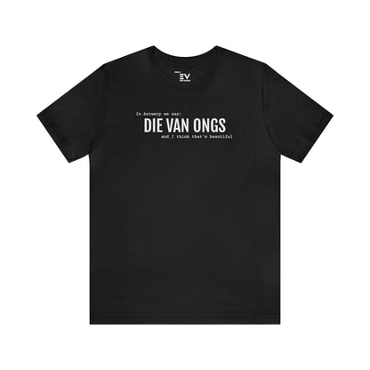 Zwart Antwerps shirt met leuk dialect