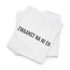 ZWAANST NA NI EH | Unisex T-shirt | Volwassenen | Antwerps