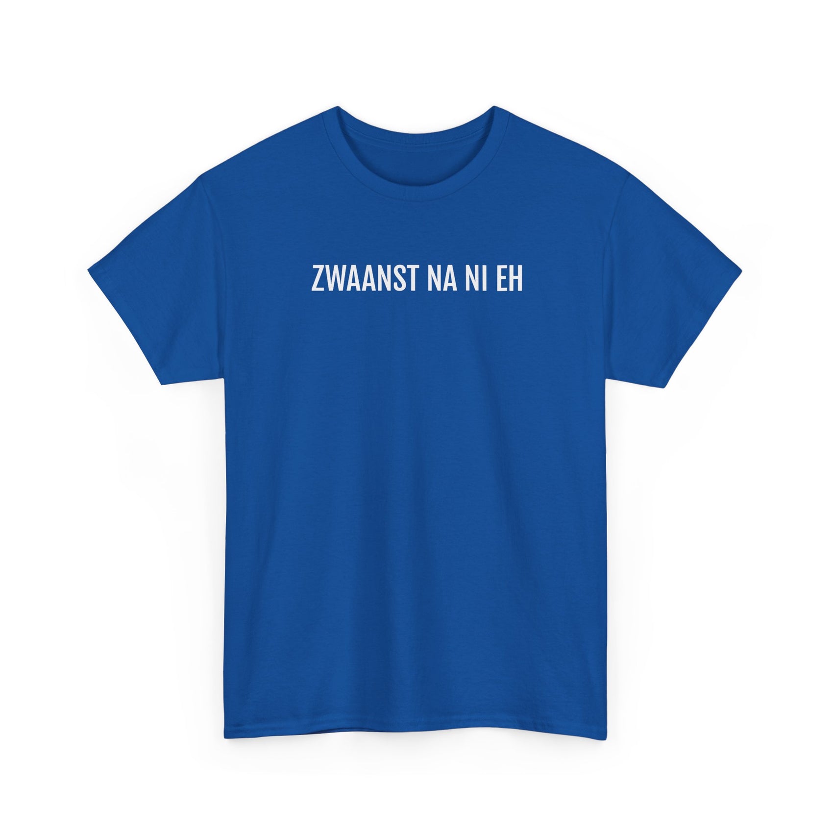 ZWAANST NA NI EH | Unisex T-shirt | Volwassenen | Antwerps