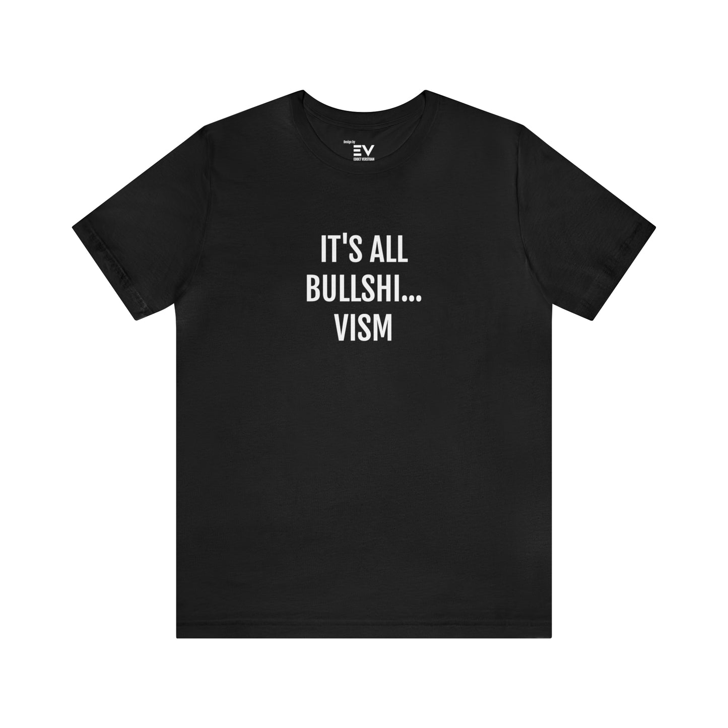 OrigineelCadeau T-shirt Zwart - It's all bullshit - Duurzaam Geproduceerd