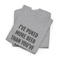 I'VE PUKED MORE BEER... | Unisex T-shirt | Volwassenen