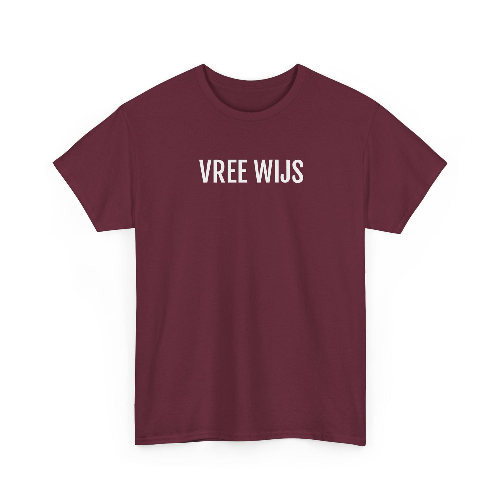 VREE WIJS | Unisex T-shirt | Volwassenen | Gents