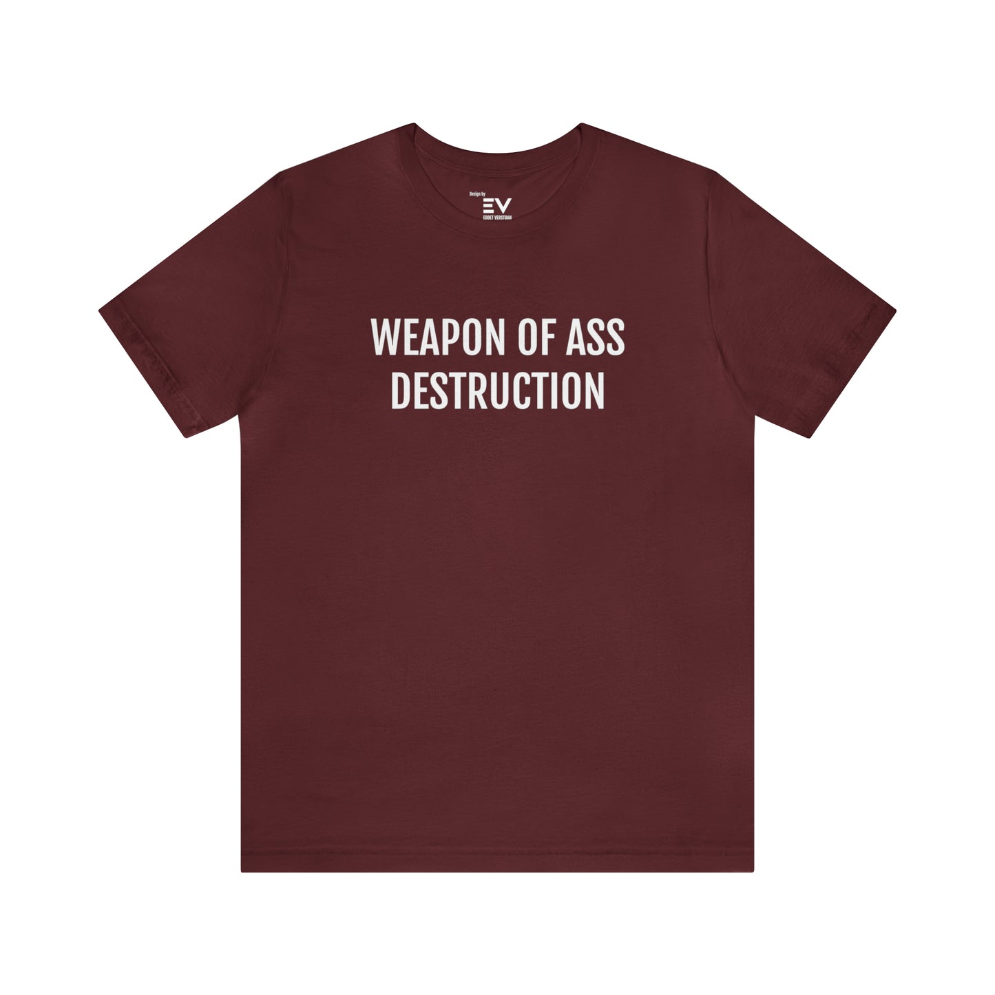 Weapon of ass destruction - rood Trendy T-shirt voor de Humorliefhebbers