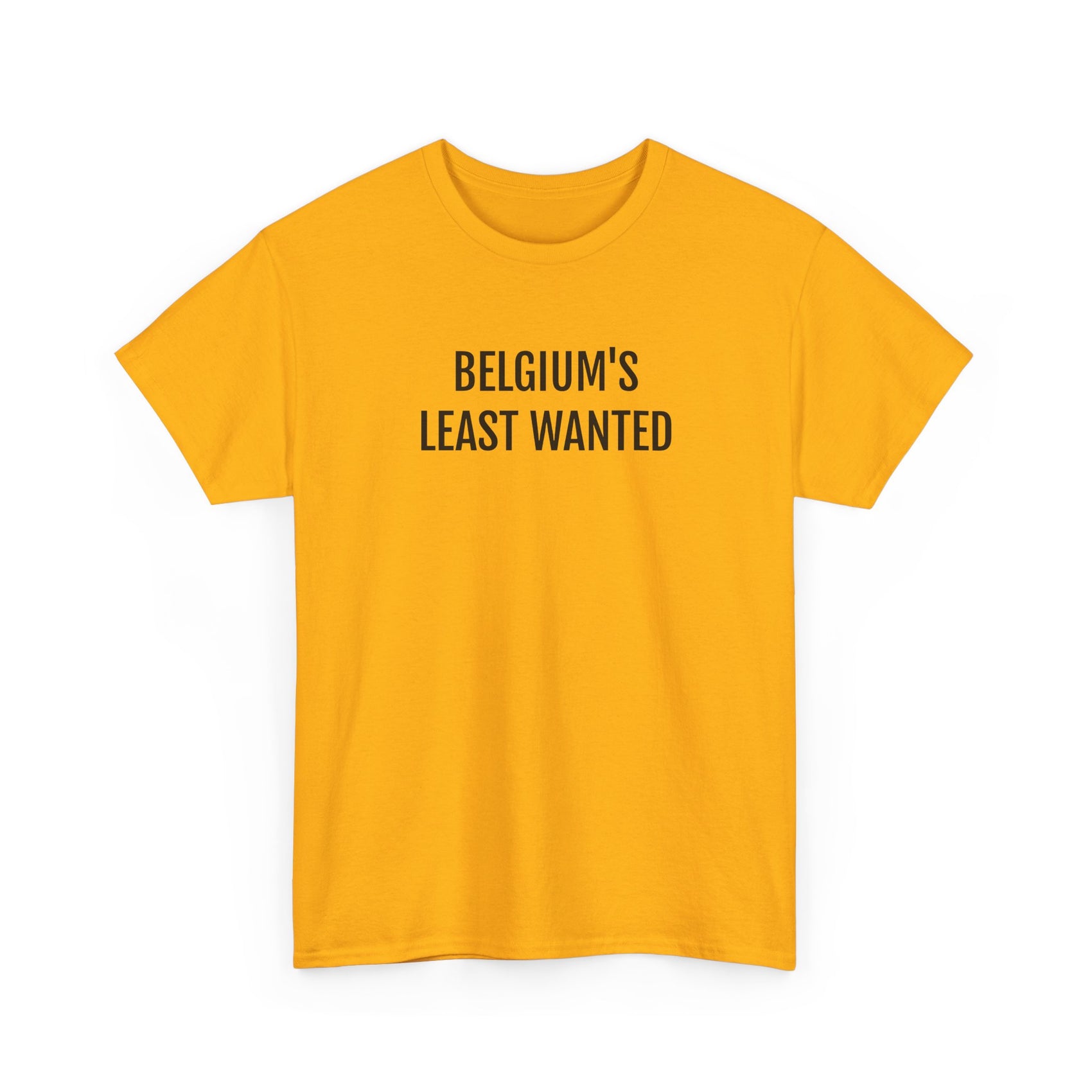 BELGIUM'S LEAST WANTED | Unisex T-shirt | Volwassenen