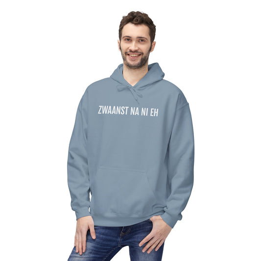 ZWAANST NA NI EH | Unisex Hoodie uit Antwerpen