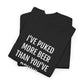 I'VE PUKED MORE BEER... | Unisex T-shirt | Volwassenen