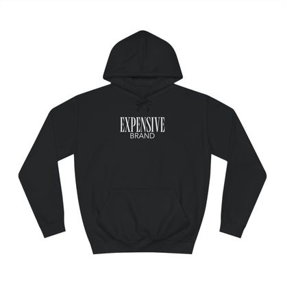 Expensive brand hoodie | Zwart | Kleding met humor | Unisex