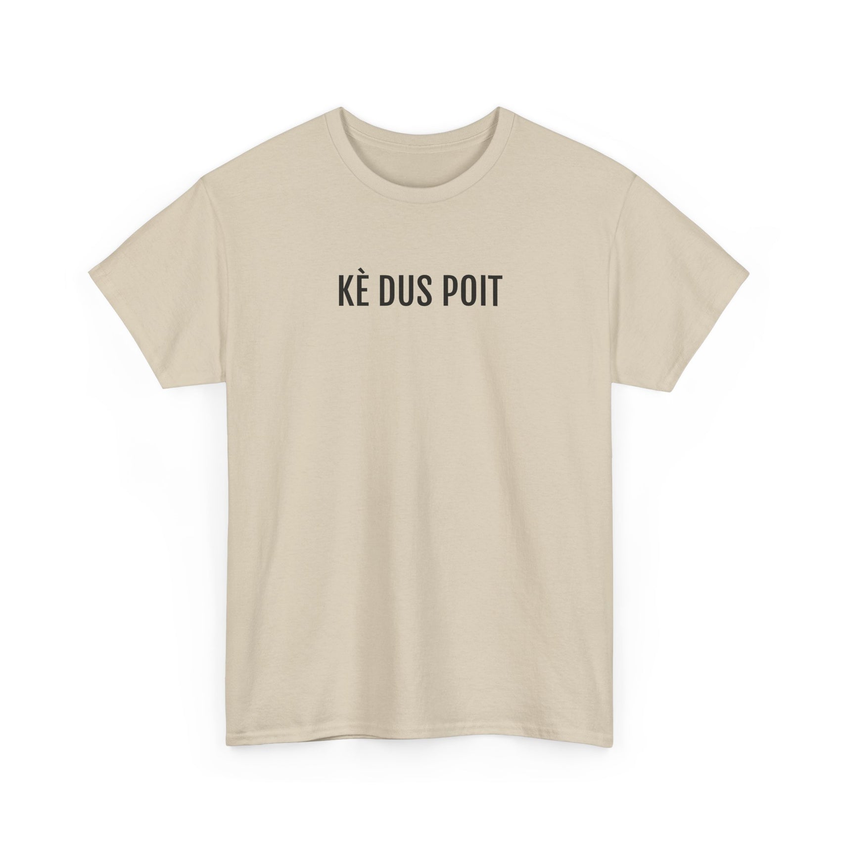 KÈ DUS POIT | Unisex T-shirt | Volwassenen | West-Vlaams