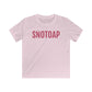 Roze SNOTOAP T-shirt voor jongens en meisjes, geïnspireerd door Antwerpen