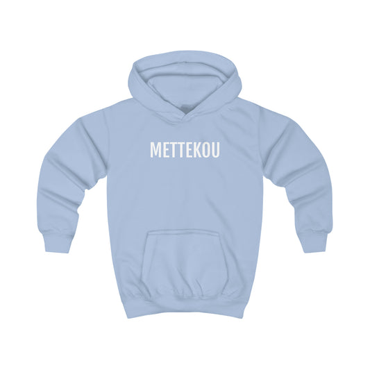 METTEKOU hoodie | Brussels | Kinderen | Unisex - Lichtblauw