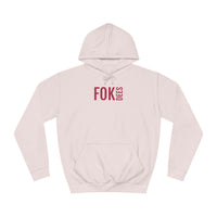 Stijlvolle Fok Dees Hoodie - Unisex - Roze Kleur