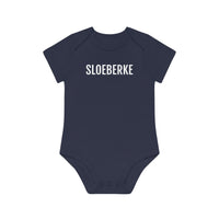 Marine blauw rompertje met Vlaams dialect opschrift