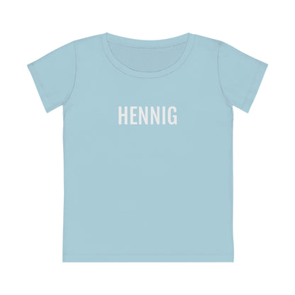 Lichtblauwe HENNIG | Dames T-Shirt uit Limburg