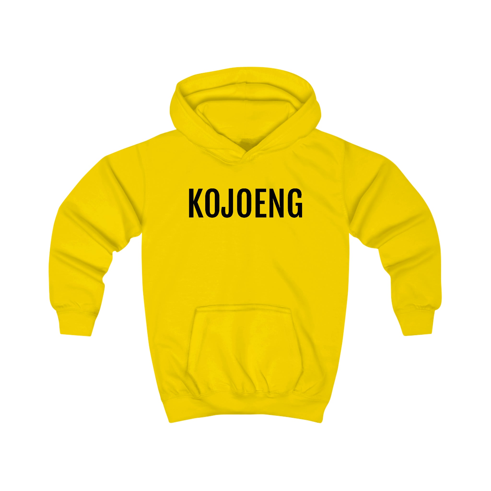 Fleur je garderobe op met een KOJOENG Hoodie in Limburgs  Dialect-Geel