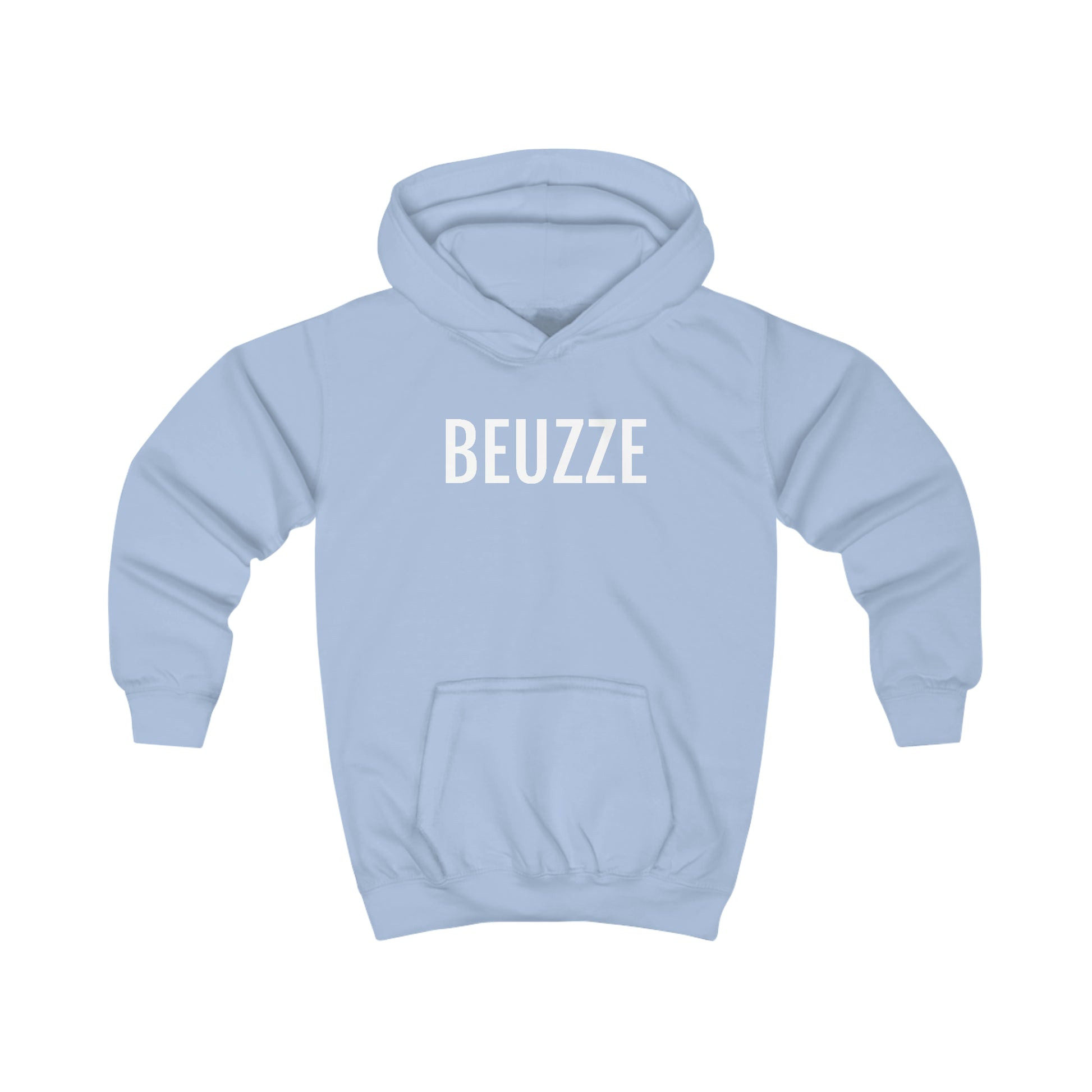 Brusselse woorden en uitdrukkingen op hoodies voor kinderen - Lichtblauw