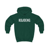 Ga voor groen met de KOJOENG Hoodie in Dialect-Groen: Oost-Vlaamse charme voor je modieuze kind!