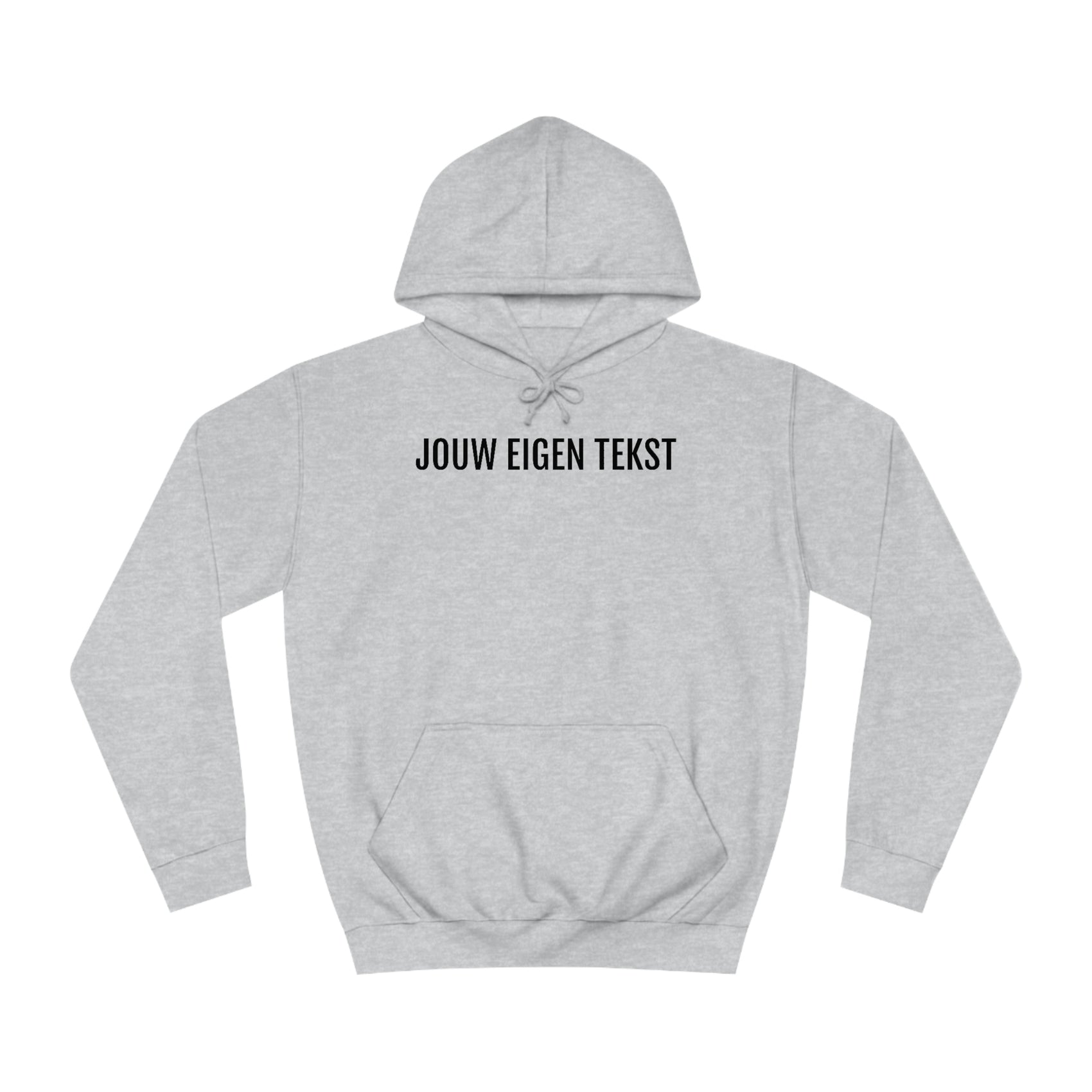 Gepersonaliseerde hoodie grijs