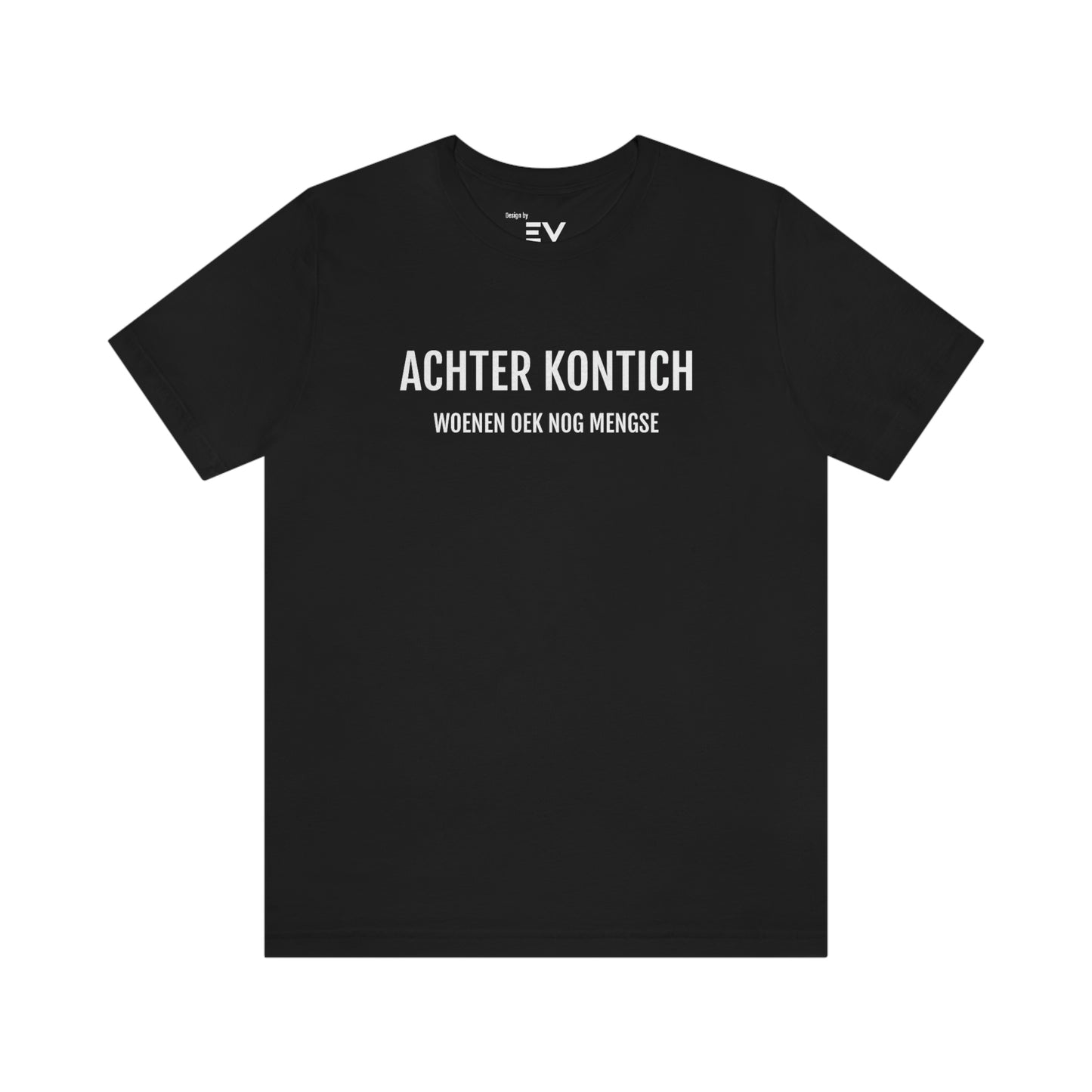 T-shirt in Antwerps dialect in zwart en wit
