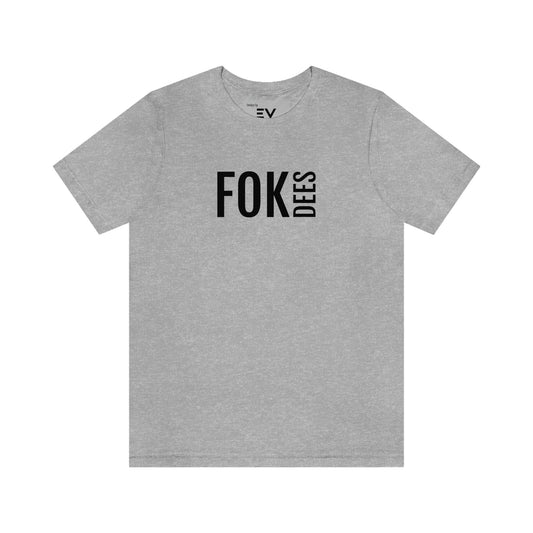 Fok dees | Unisex T-Shirt design uit Antwerpen - Grijs