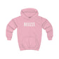 Roze hoodie voor kinderen met grappig Brussels dialect