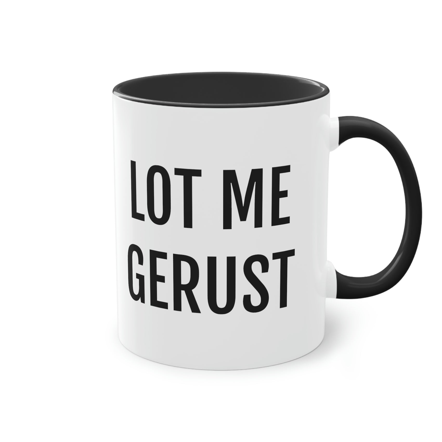 Begin je dag met een glimlach met behulp van onze zwart-witte keramische dialect mokken met tekst..