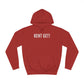 Kent get! | Unisex Hoodie uit West-Vlaanderen - Rood
