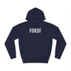 Hippe Antwerpse Hoodie - Unieke FOKOF print - Navy blauwe kleur