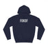 Hippe Antwerpse Hoodie - Unieke FOKOF print - Navy blauwe kleur