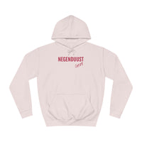 Roze Oost-Vlaamse Hoodie met de Gentse postcode in Viva Magenta kleur opdruk