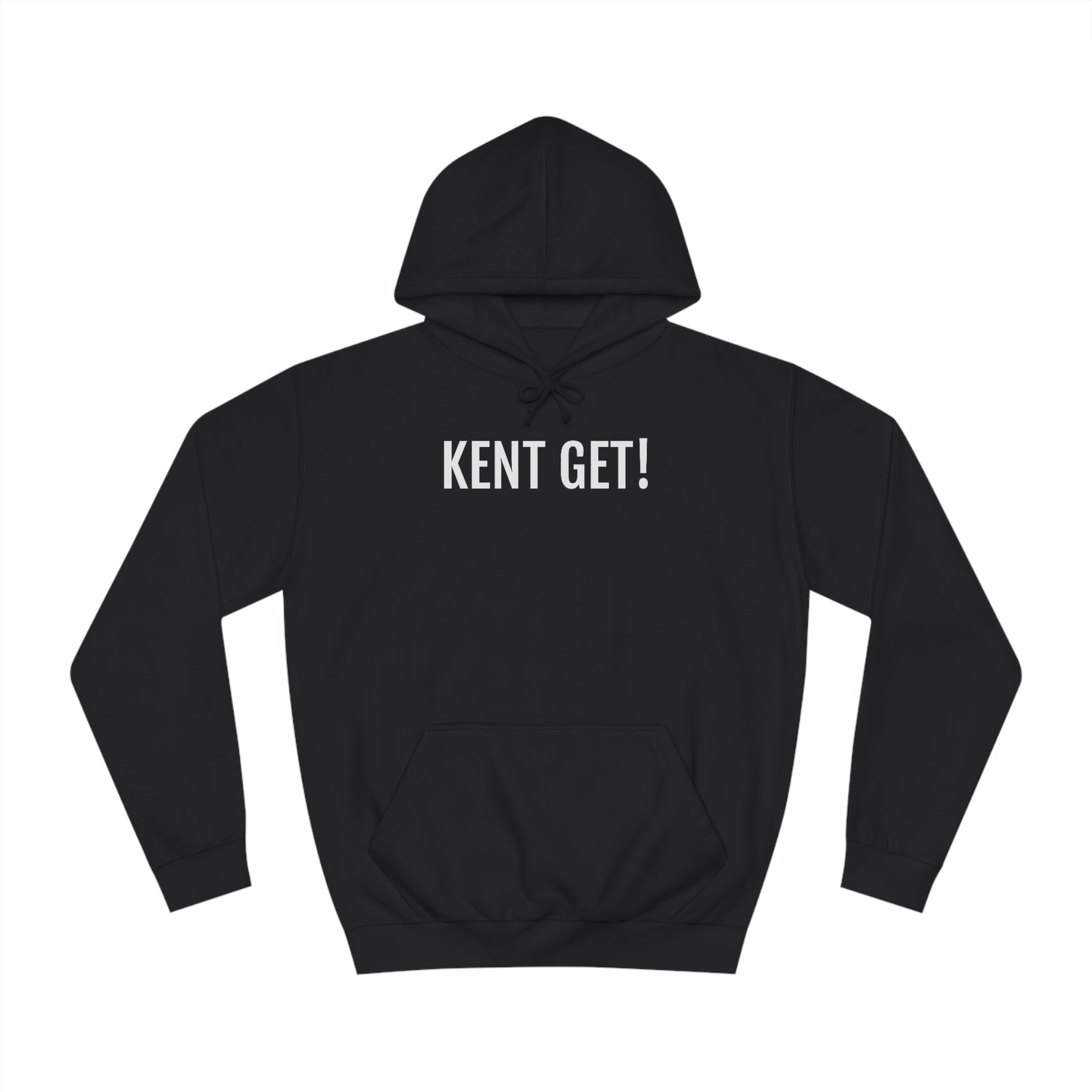 Kent get! | Unisex Hoodie uit West-Vlaanderen - Zwart