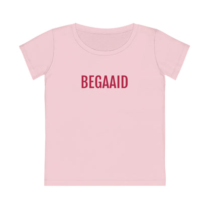 Viva magenta print op roze t-shirt - Begaaid