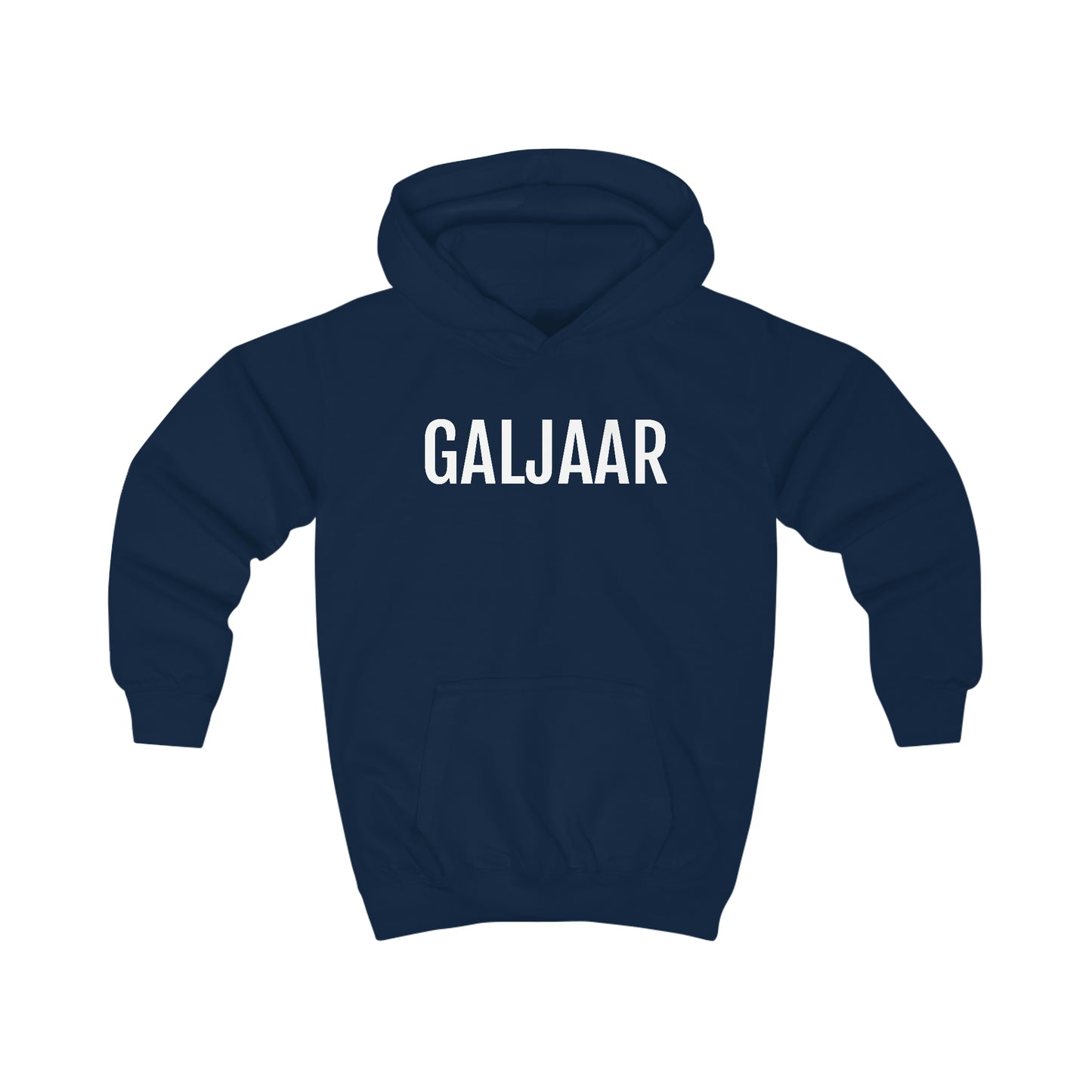 Galjaar | Unisex hoodie uit Oost-Vlaanderen voor kinderen - Marineblauw