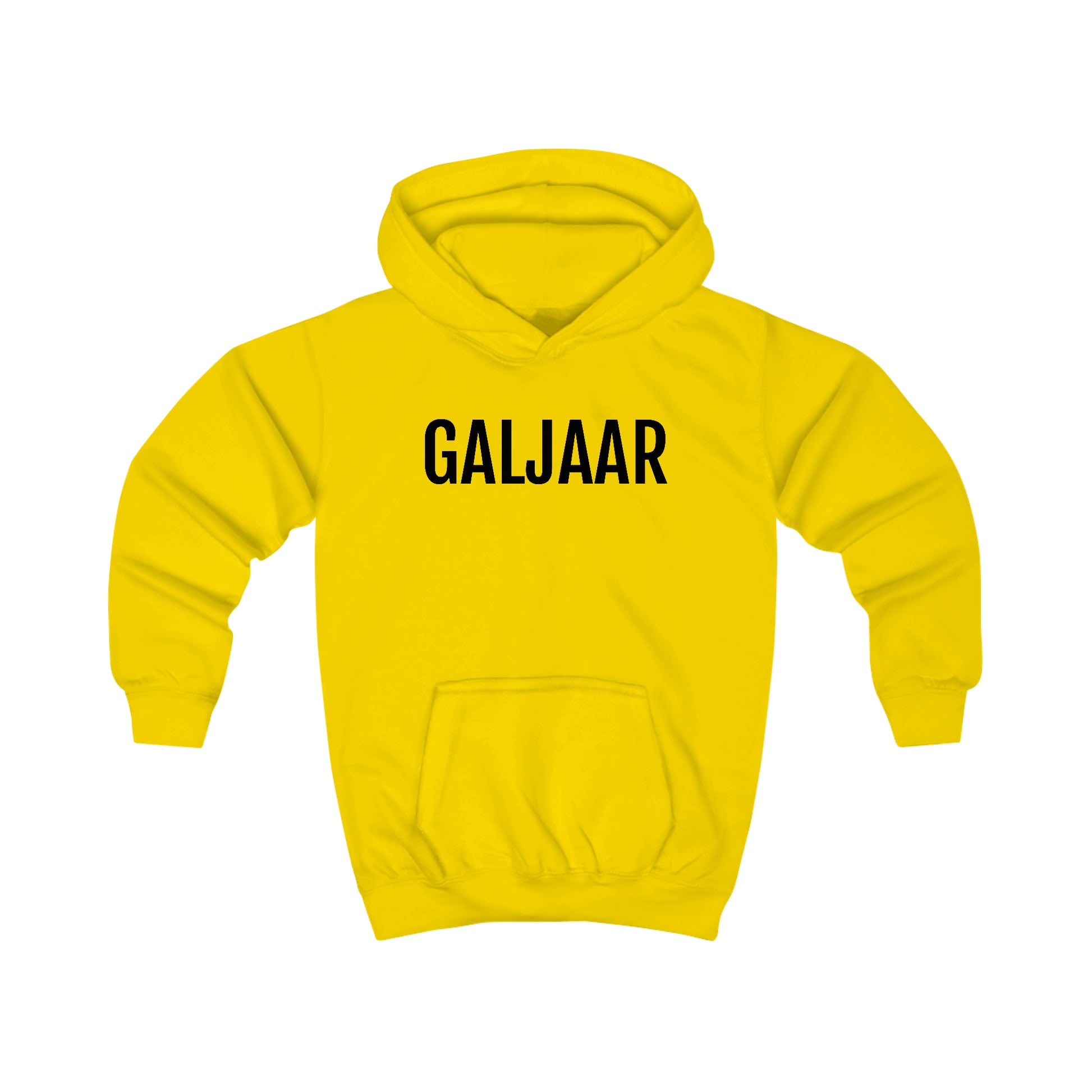 Galjaar | Unisex hoodie uit Oost-Vlaanderen voor kinderen - Geel