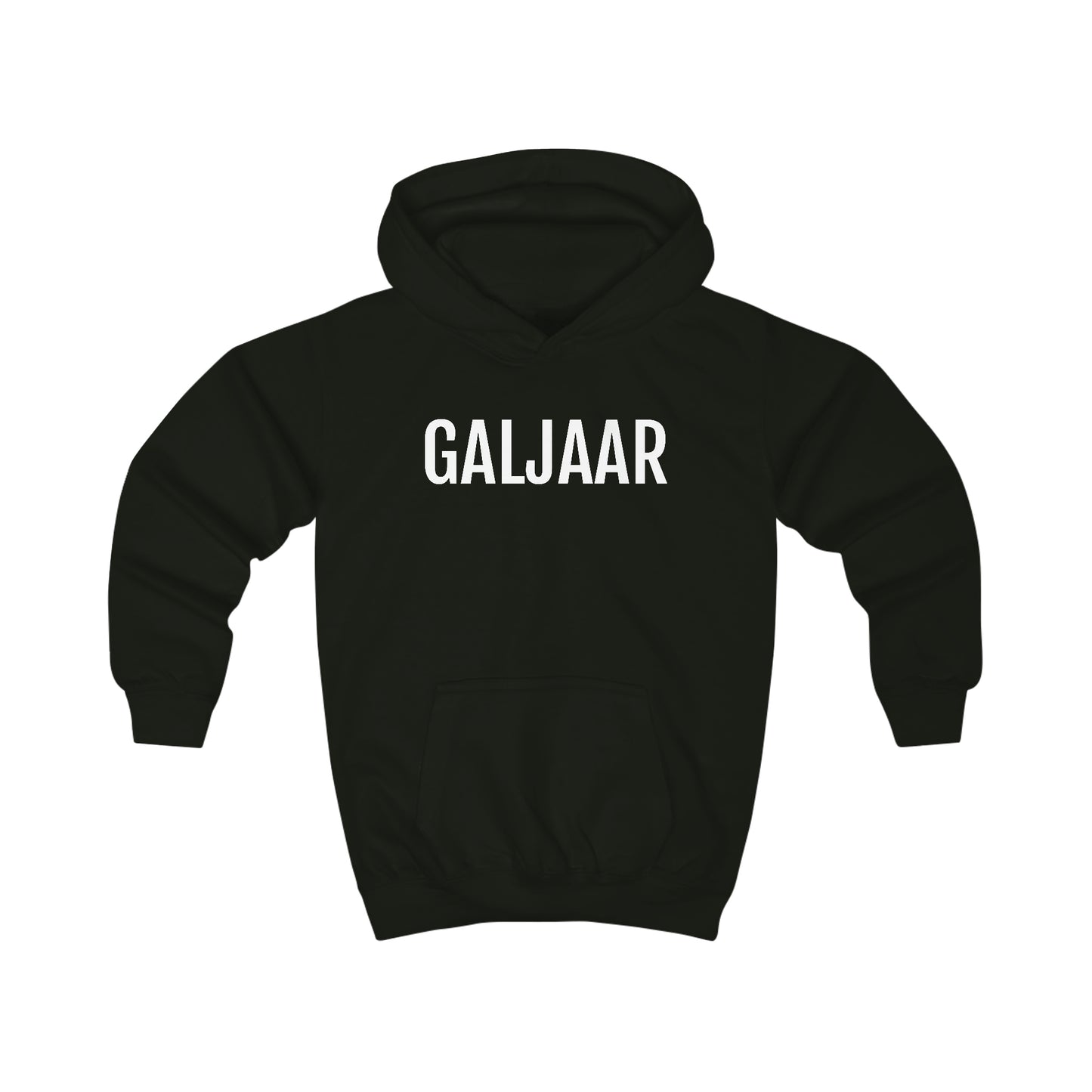 Galjaar | Unisex hoodie uit Oost-Vlaanderen voor kinderen - Zwart