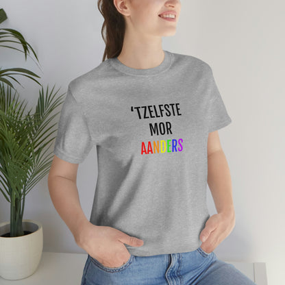 TZELFSTE MOR AANDERS | LGBTQIA+ T-Shirt uit Antwerpen