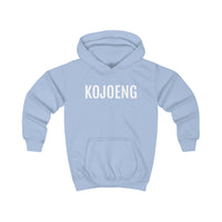 Blijf cool met KOJOENG Hoodie in Dialect - LichtBlauw: Oost-Vlaamse eigenzinnigheid voor je kleine ster!